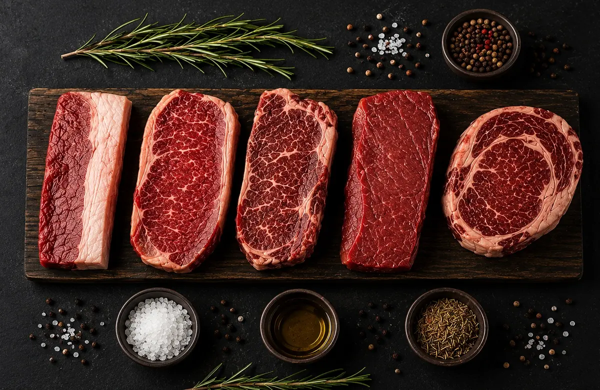 Selection of premium Argentine beef cuts