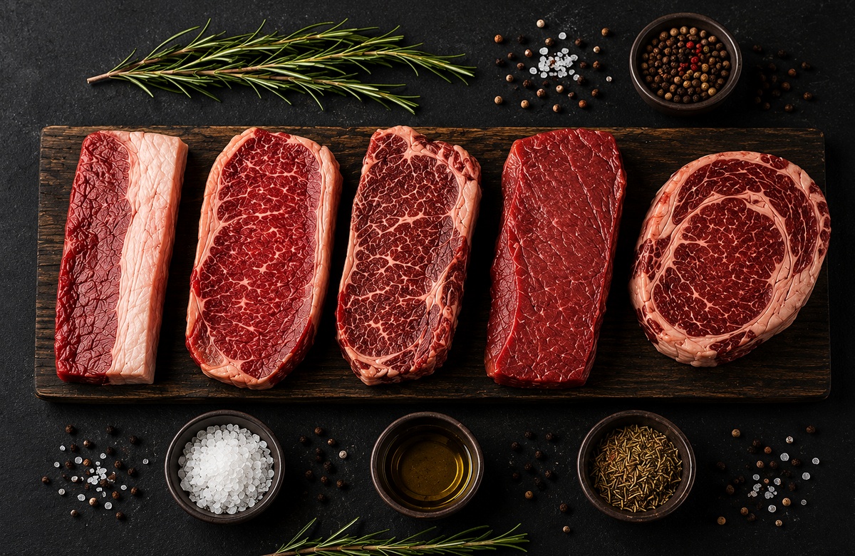 Selection of premium Argentine beef cuts